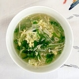 水菜とえのきの卵スープ